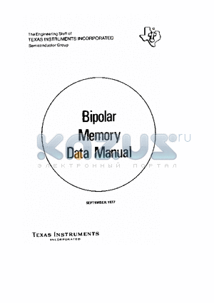 SN74187N datasheet - PROGRAMMABLE READ-ONLY MEMORIES