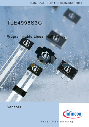 TLE4998S3C datasheet - Programmable Linear Hall Sensor