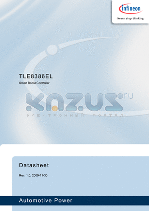 TLE8386EL datasheet - Smart Boost Controller