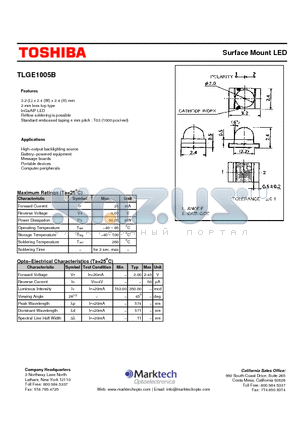 TLGE1005B datasheet - Surface Mount LED