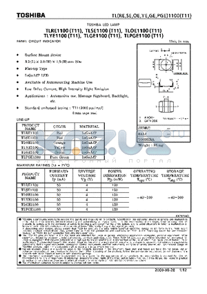 TLGE1100T11 datasheet - LED LAMP