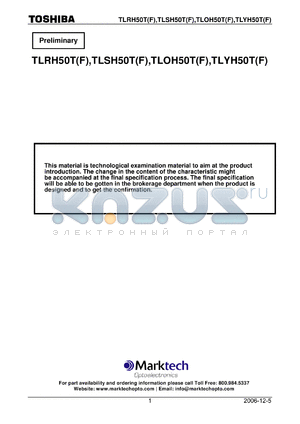 TLOH50T datasheet - TOSHIBA InGaAP LED