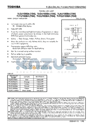 TLOU1008A datasheet - PANEL CIRCUIT INDICATOR