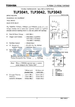 TLP3041 datasheet - office machine houselold use equipment