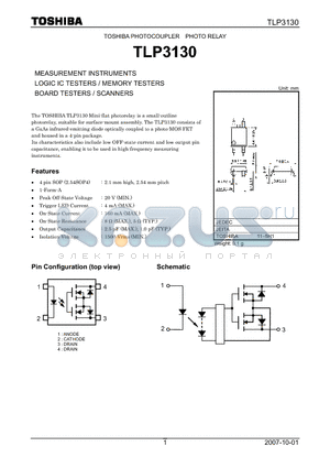 TLP3130 datasheet - MEASUREMENT INSTRUMENTS