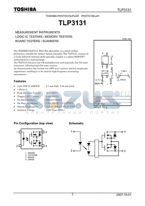 TLP3131 datasheet - MEASUREMENT INSTRUMENTS