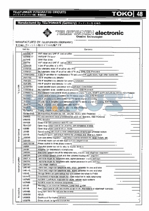 U5000M datasheet - TELEFUNK ELECTRONIC CREATIVE TECHNOLOGIEN U2200B-FP