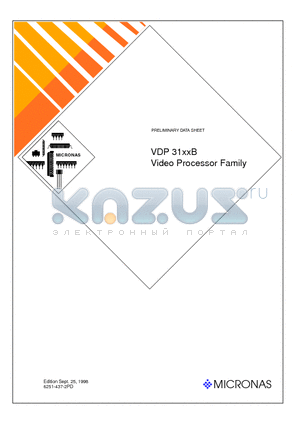 VDP3120B datasheet - Video Processor Family
