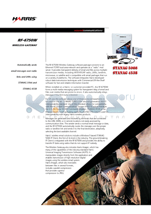 RF-6760W-XXEN datasheet - wireless gateway