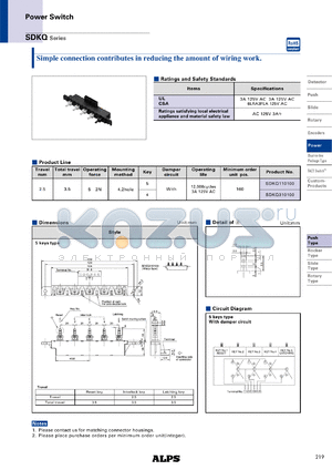 SDKQ110100 datasheet - Multi-connection Type
