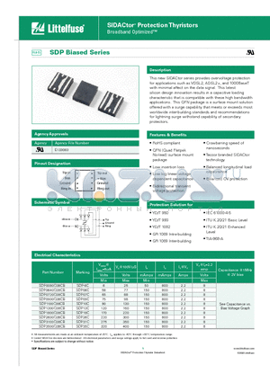 SDP3100Q38CB datasheet - SIDACtor Protection Thyristors