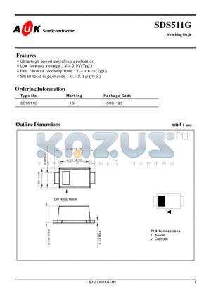 SDS511G datasheet - Switching Diode