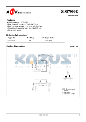 SDS7000E datasheet - Switching Diode