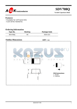 SDV708Q_1 datasheet - Variable Capacitance Diode