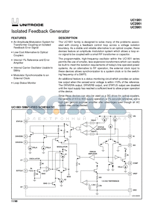 UC2901Q datasheet - Isolated Feedback Generator