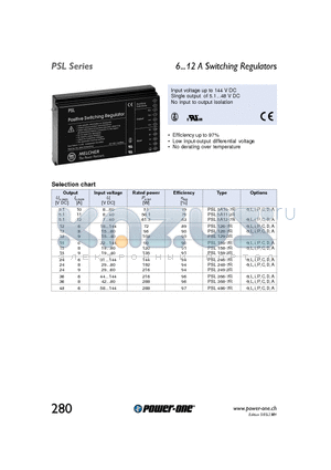 PSL5A10-7R datasheet - 6...12 A Switching Regulators