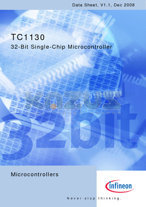 TC1130_08 datasheet - 32-Bit Single-Chip Microcontroller