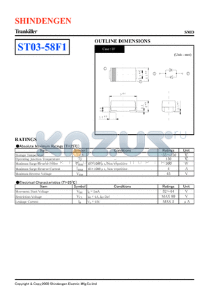 ST03-58F1 datasheet - Trankiller