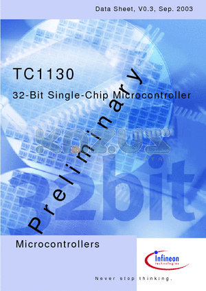 TC1130 datasheet - 32-Bit Single-Chip Microcontroller