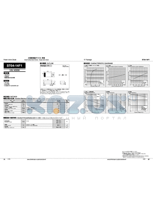 ST04-14F1 datasheet - Power zener Diode