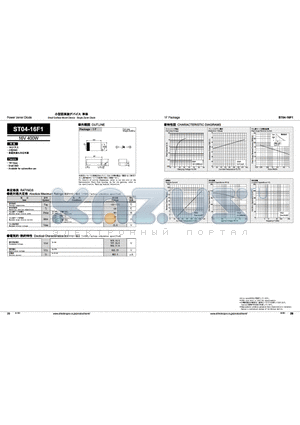 ST04-16F1_10 datasheet - Power zener Diode