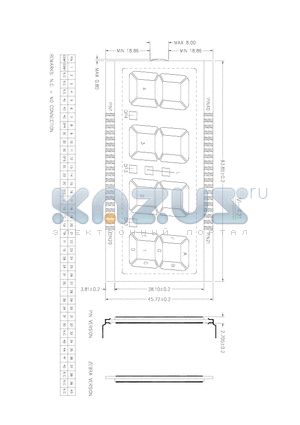 VI-421 datasheet - REMARKS: N.C = NO CONNECTION