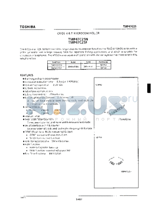 TMP47C25F datasheet - CMOS 4-BIT MICROCONTROLLER