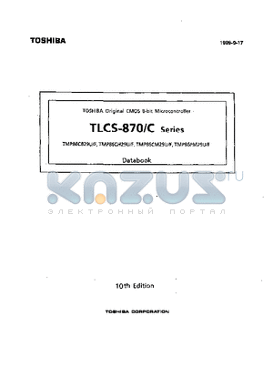 TMP86CM29F datasheet - CMOS 8-Bit Microcontroller