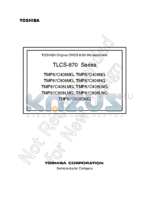 TMP87C808LMG datasheet - TLCS-870 Series