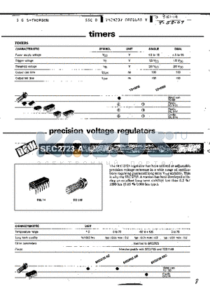 SFC2723AC datasheet - Precision Voltage Regulators