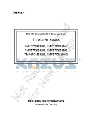 TMP87CK29UG datasheet - TLCS-870 Series