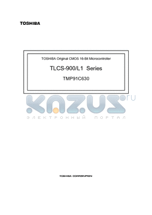 TMP91C630 datasheet - CMOS 16-Bit Microcontrollers