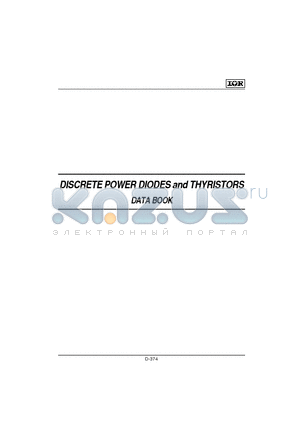 ST380CH datasheet - PHASE CONTROL THYRISTORS Hockey Puk Version