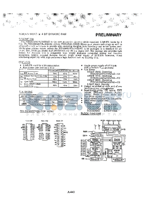 TC514402AP-10 datasheet - 1,048,576 WORD x 4 BIT DYNAMIC RAM