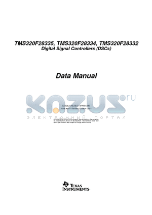 TMS320F28332 datasheet - Digital Signal Controllers (DSCs)