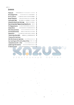 S-29X90A datasheet - CMOS SERIAL EEPROM