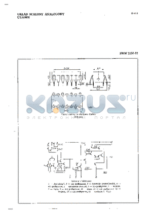 UL1490N datasheet - UKLAD SCALONY ANALOGOWY