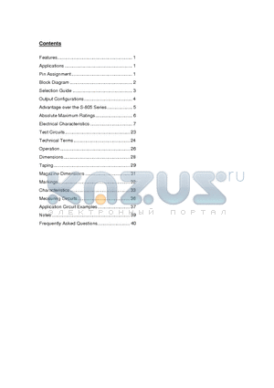 S-80717SN-DE-X datasheet - HIGH-PRECISION VOLTAGE DETECTOR