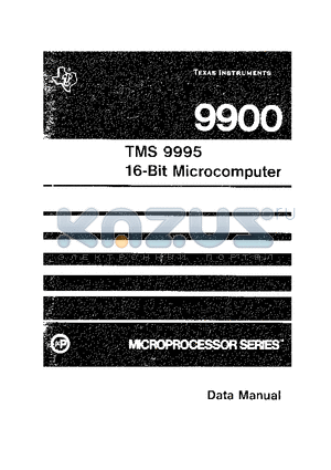 TMS9995NL-12 datasheet - 16-Bit Microcomputer