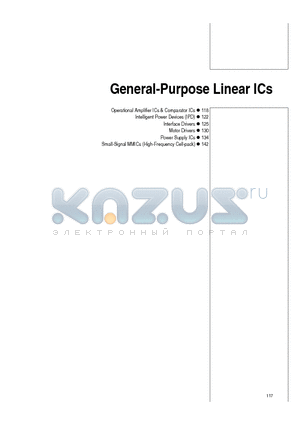 TC75S54F datasheet - General-Purpose Linear ICs