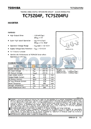 TC7SZ04F datasheet - INVERTER