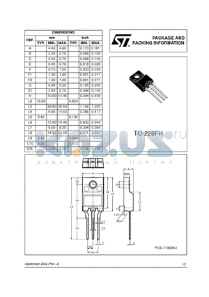 TO220FH datasheet - TO220FH