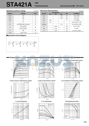 STA421A_06 datasheet - PNP General purpose