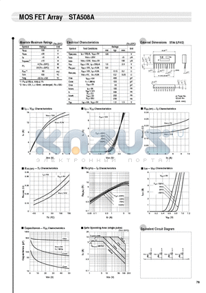 STA508A datasheet - MOS FET Array