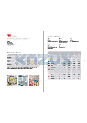 S0720770 datasheet - DYMO D1 tapes make their home wherever labelling takes you