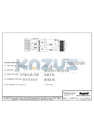 SI-40259 datasheet - SI-40259