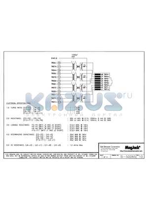 SI-50065 datasheet - SI-50065