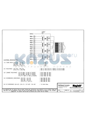 SI-50088 datasheet - SI-50088