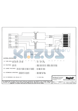 SI-50142 datasheet - SI-50142