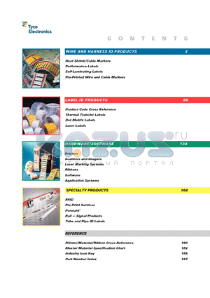 STD01W2 datasheet - tyco electronics contents